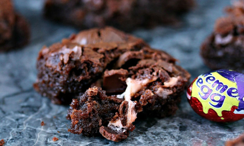 Cadbury Creme Egg Borwnies